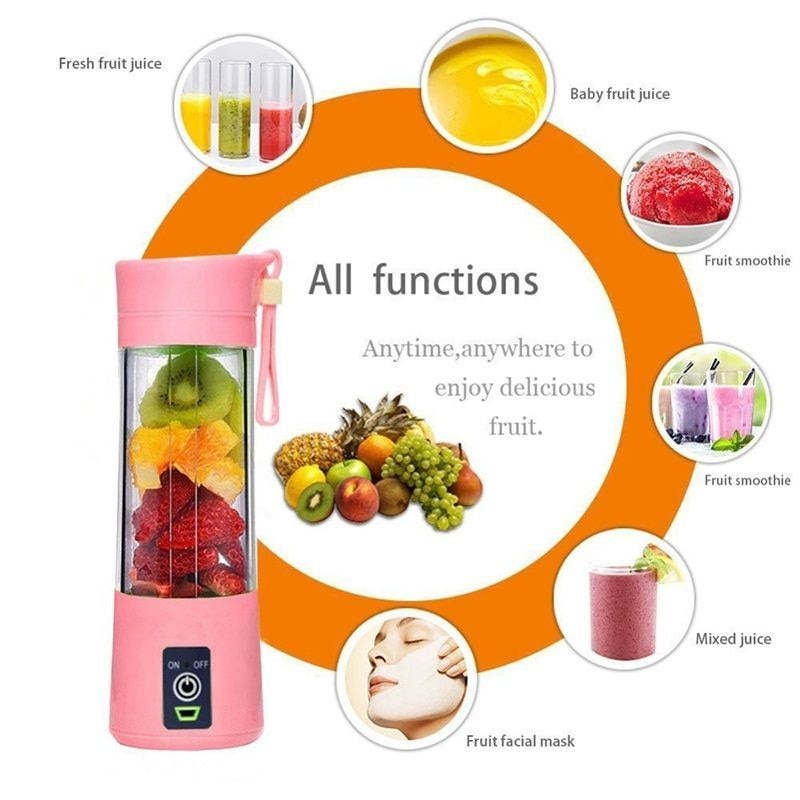 Mini Liquidificador portátil Smoothies, Misturadores de frutas, Multifuncional máquina de fazer suco.