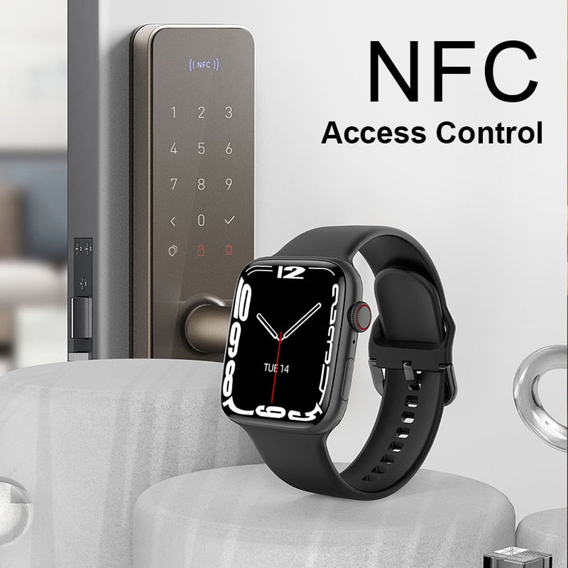 2023 Watch 9, Smart Watch inteligente masculino/feminino temperatura corporal bt chamada nfc sempre em exibição de fitness série 8 smartwatch para Apple Android