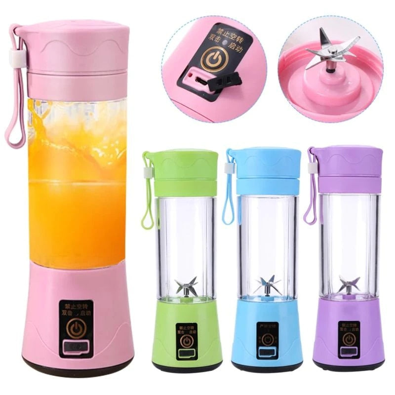 Mini Liquidificador portátil Smoothies, Misturadores de frutas, Multifuncional máquina de fazer suco.