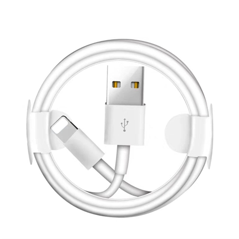 Cabo e Fonte de carregamento USB de 1m, carregador para iphone 7 8 6 6s 14 plus x xr xs max 11 12 13 pro max cabo de dados usb